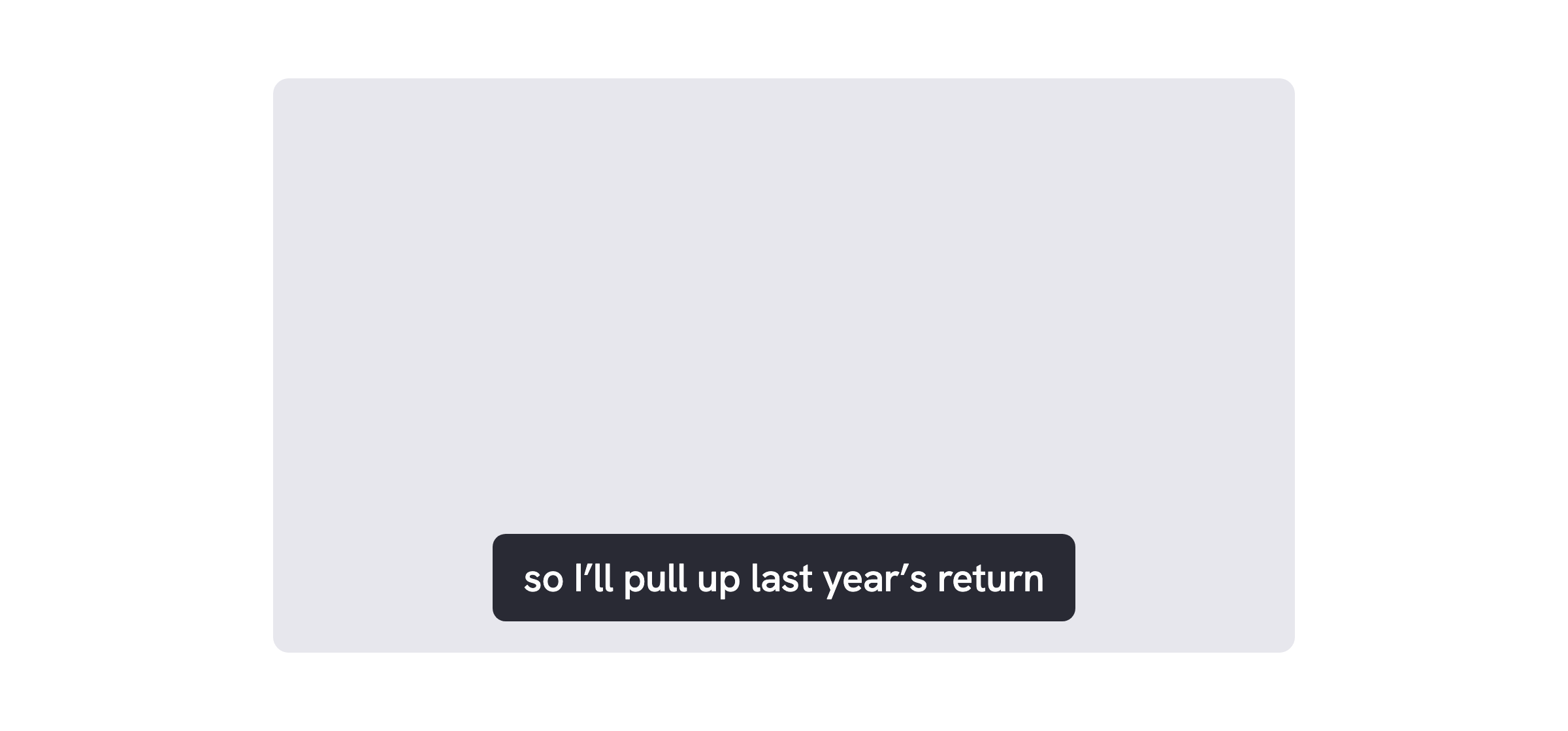 The same landscape replay panel on its own, with a dark caption bar laid over the lower part of it.